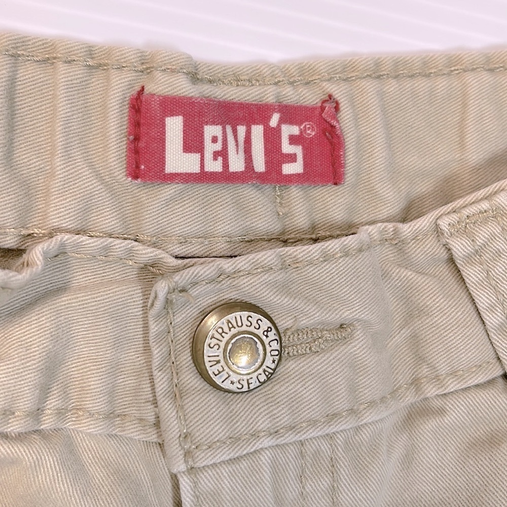 Boys Levi Strauss Co 3T Khaki Cargo Shorts - Picture 5 of 5